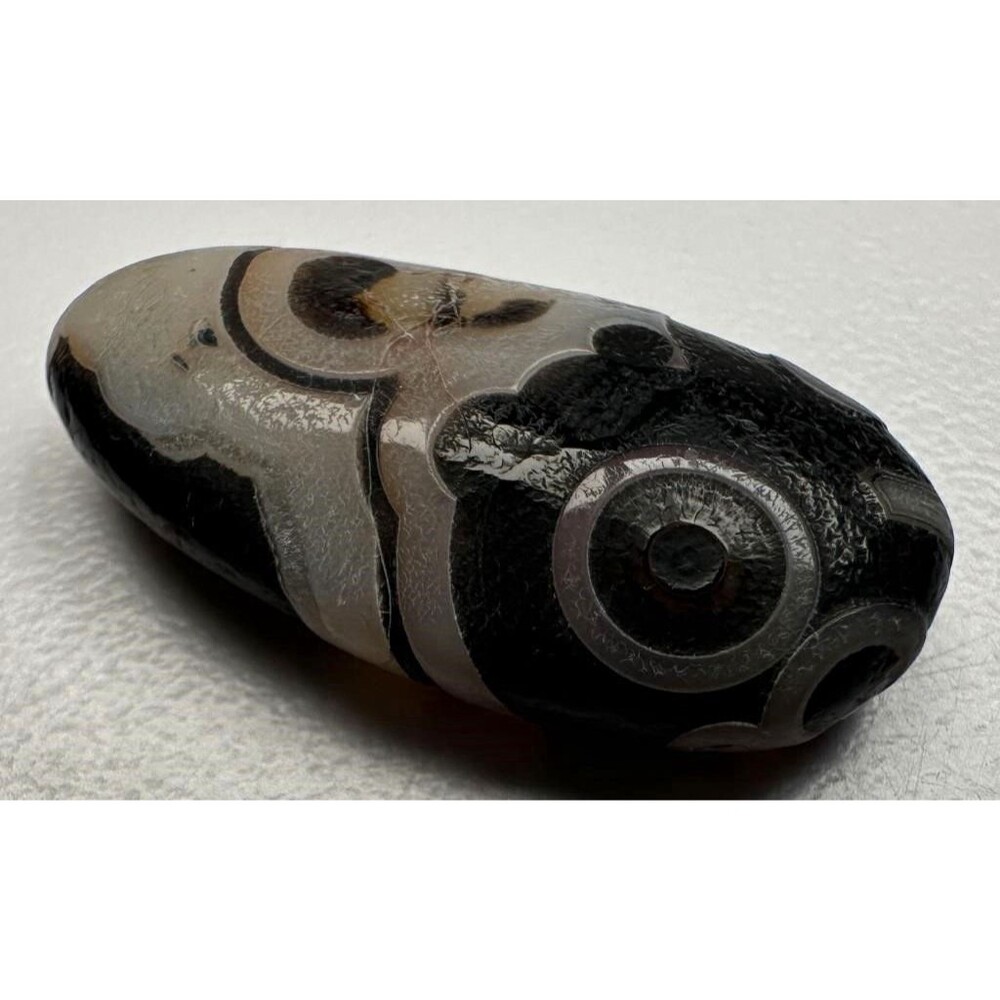 Natural Gobi Desert Eye Agate Multi Eye Orbicular Stone Specimen ~36mm